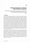 Research paper thumbnail of 5 Chemical Interactions in Antarctic Marine Benthic Ecosystems