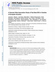 Research paper thumbnail of A Genome Wide Association Study of Fast Beta EEG in Families of European Ancestry