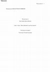 Research paper thumbnail of Running head : REFLECTIONS IN MIRRORS The eyes have it : Naïve beliefs about reflections