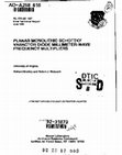 DRIVE 1993～2026 -GLAY complete BEST限定盤 PDF) Planar monolithic Schottky varactor diode millimeter-wave