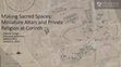 Research paper thumbnail of Making Sacred Spaces: Miniature Altars and Private Religion at Corinth