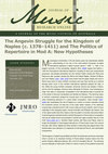 Research paper thumbnail of The Angevin Struggle for the Kingdom of Naples (c.1378–1411) and Politics of Repertoire in Mod A: New Hypotheses