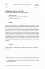 Research paper thumbnail of Religion as Culture and Text