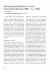 Research paper thumbnail of Die Erkelenzer Münzen in ihren historischen Kontext 1371-ca. 1383