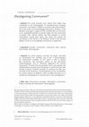 Research paper thumbnail of (Re)digesting communism