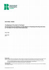 Research paper thumbnail of The meaning of the child to the parent' : the development and validation of a new method of classifying parenting interviews for the nature of the parent-child relationship