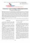Research paper thumbnail of Concurrency Control Technique in Rfid Implementation