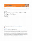Research paper thumbnail of Provocations in Consideration of Thomas Nail's The Figure of the Migrant