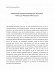 Research paper thumbnail of Subjektivität in der klassischen deutschen Philosophie (Kant bis Hegel). Ein Beitrag zur Philosophie des Selbstbewusstseins