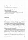 Research paper thumbnail of 2021, Mobility as resilience capacity in northern Alpine Neolithic settlement communities