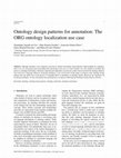 Research paper thumbnail of Ontology design patterns for annotation : The ORG ontology localization use case