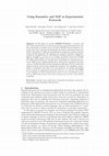 Research paper thumbnail of Using Semantics and NLP in Experimental Protocols