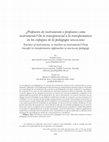 Research paper thumbnail of ¿Profesores de instrumento o profesores como instrumento? De lo transferencial a lo transformativo en los enfoques de la pedagogía uno-a-uno