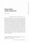 Research paper thumbnail of Animal rights – Jewish perspectives [English]