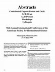 Research paper thumbnail of 305 Omega-3 Fatty Acid Concentration of Purslane (Portulaca oleraceae L.) Is Influenced by the Stage of Harvest and the Variety