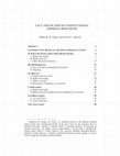 Research paper thumbnail of Fact and Fiction in Constitutional Criminal Procedure