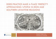 Research paper thumbnail of Does practice make a place ‘perfect’? Approaching ‘utopia’ in Iron Age Levantine Religions