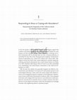 Research paper thumbnail of Responding to Stress or Coping with Abundance?