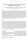 Research paper thumbnail of L’effet de l’extrait végétal de Yucca Schidigera sur l’excrétion oocystale chez le poulet de chair