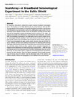 Research paper thumbnail of ScanArray—A Broadband Seismological Experiment in the Baltic Shield (by Hans Thybo, Nevra Bulut, Michael Grund , Alexandra Mauerberger,
Anna Makushkina , Irina M. Artemieva and 6 more authors)