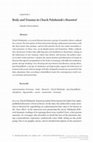 Research paper thumbnail of Body and Trauma in Chuck Palahniuk’s Haunted