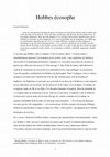 Research paper thumbnail of Hobbes écosophe