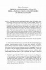 Research paper thumbnail of Genesi, fondazione e finalità della parola umana nel pensiero di Nicolò Cusano