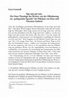 Research paper thumbnail of Ego sum qui sum. Die Onto-Theologie des Wortes: von der Offenbarung zur „polygonalen Sprache“ bei Nikolaus von Kues und Vincenzo Gioberti