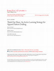 Research paper thumbnail of Think-Pair-Share: An Active Learning Strategy for Apparel Pattern Drafting