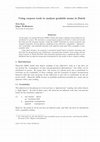Research paper thumbnail of Using corpora tools to analyze gradable nouns in Dutch