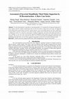 Research paper thumbnail of Assessment of Inverted Mandibular Third Molar Impaction by 3 d Reconstruction-A Rare Case Series