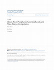 Research paper thumbnail of Illinois River Phosphorus Sampling Results and Mass Balance Computation