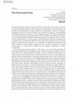 Research paper thumbnail of The Keywords Issue