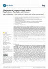 Research paper thumbnail of Gamification in Ecology-Oriented Mobile Applications-Typologies and Purposes