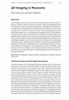 Research paper thumbnail of 3D Imaging in Museums