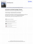 Research paper thumbnail of Innovation and New Strategic Choices. Refreshing the UK’s National Strategy for Maritime Security,