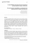 Research paper thumbnail of A responsabilidade social empresarial como mecanismo à proteção integral de crianças e adolescentes