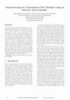 Research paper thumbnail of Visual Servoing of a Conventional CNC Machine Using an External Axis Controller