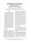 Research paper thumbnail of Sigmorphon 2019 Task 2 system description paper: Morphological analysis in context for many languages, with supervision from only a few