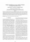 Research paper thumbnail of Finding a Tradeoff between Accuracy and Rater’s Workload in Grading Clustered Short Answers
