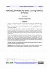 PDF) Teaching in an online learning context