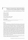 Research paper thumbnail of Medios de comunicación, información política y emociones hacia partidos políticos en España Media, political information and emotions towards political parties in Spain