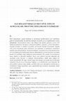Research paper thumbnail of Ege Bölgesi’ndeki Çevreci Sivil Toplum Kuruluşları: Örgütsel Özellikler ve İlişkiler