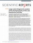 Research paper thumbnail of Large-scale mitogenomic analysis of the phylogeography of the Late Pleistocene cave bear