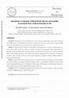 Research paper thumbnail of Quantitative evaluation of Blood Brain Barrier permeability in transient focal cerebral ischemia in rats