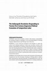 Research paper thumbnail of The Indianapolis Resolution: Responding to Twenty-First-Century Exigencies/Political Economies of Composition Labor