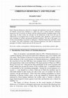 Research paper thumbnail of Christian Democracy and Welfare