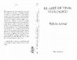 Research paper thumbnail of El arte de vivir ecológico lo que cada uno puede hacer por la vida en el planeta - Wilhelm Schmid