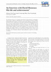 Research paper thumbnail of An Interview with David Hestenes: His Life and Achievements