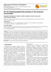 Research paper thumbnail of ICT for Fostering Global Best Practices in the Business Environment